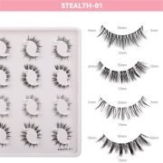 Buying Faux Mink Vegan Invisible Sheer Band Lashes in Mix Styles