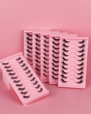 Best Selling Glued Eye-enlarging Thick Vegan Half Eyelashes