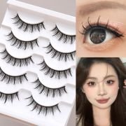 Retail Devil Eye Charming Synthetic Fiber Glued Lashes