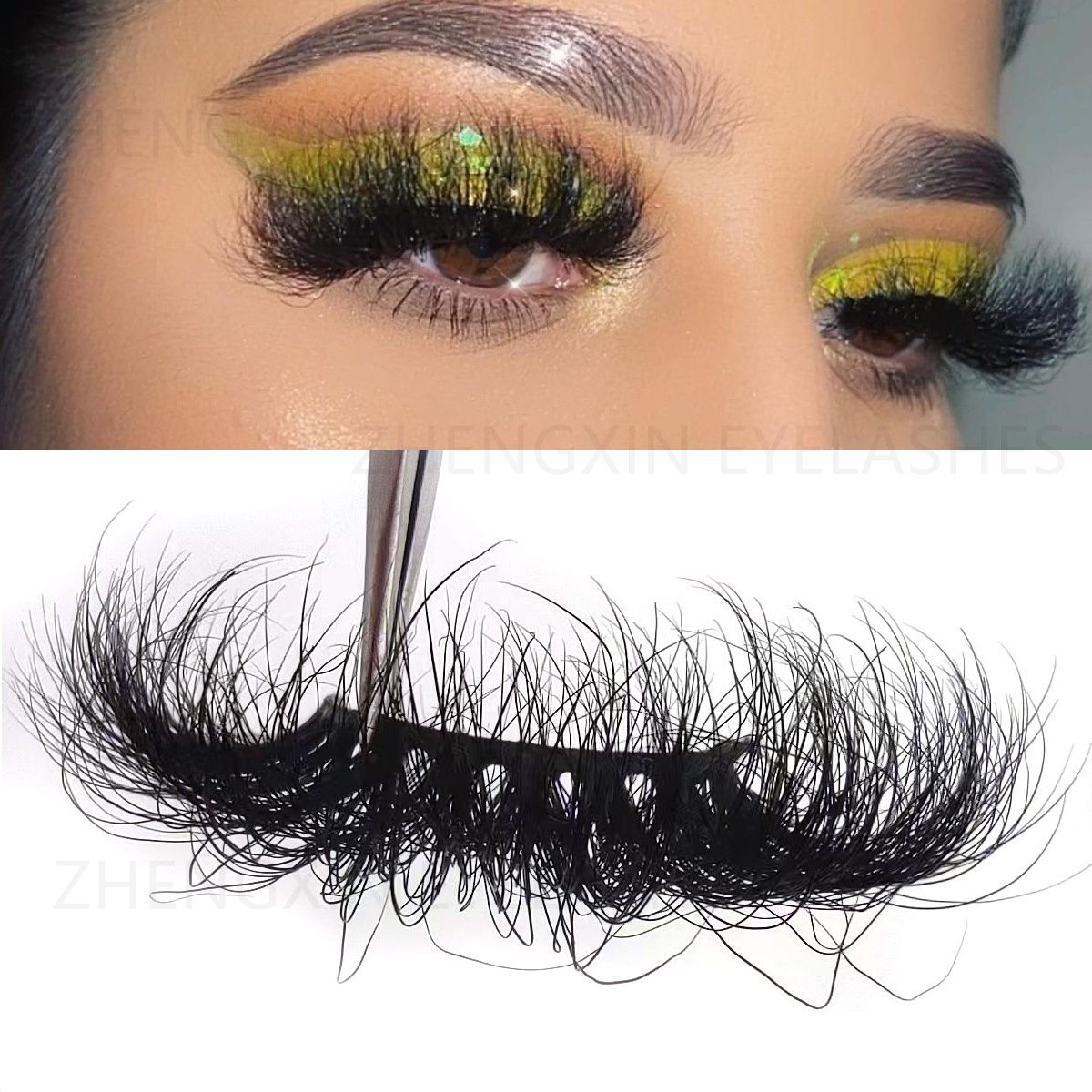 Best Selling 3D Bold Dramatic D-Curl Glued Russian Eyelashes