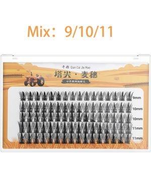Buying 80 Clusters Thick Cat-Eye Devilish Individual Flare Eyelashes