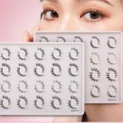 Buying Faux Mink Vegan Invisible Sheer Band Lashes in Mix Styles
