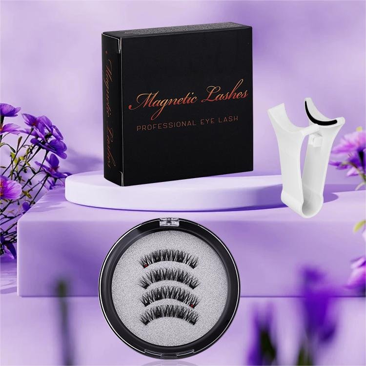Online Selling ECO-Friendly Fake Mink Glue-free Magnetic Eyelashes