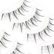 Popular C-Curl Devilish Eyelashes Vegan Sheer Band Lashes