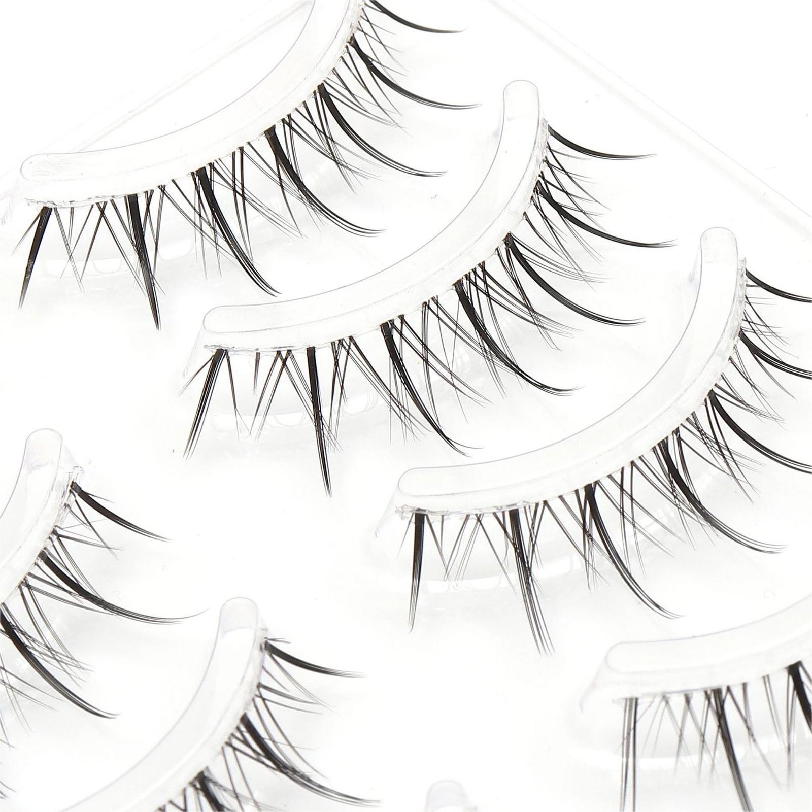 Popular C-Curl Devilish Eyelashes Vegan Sheer Band Lashes