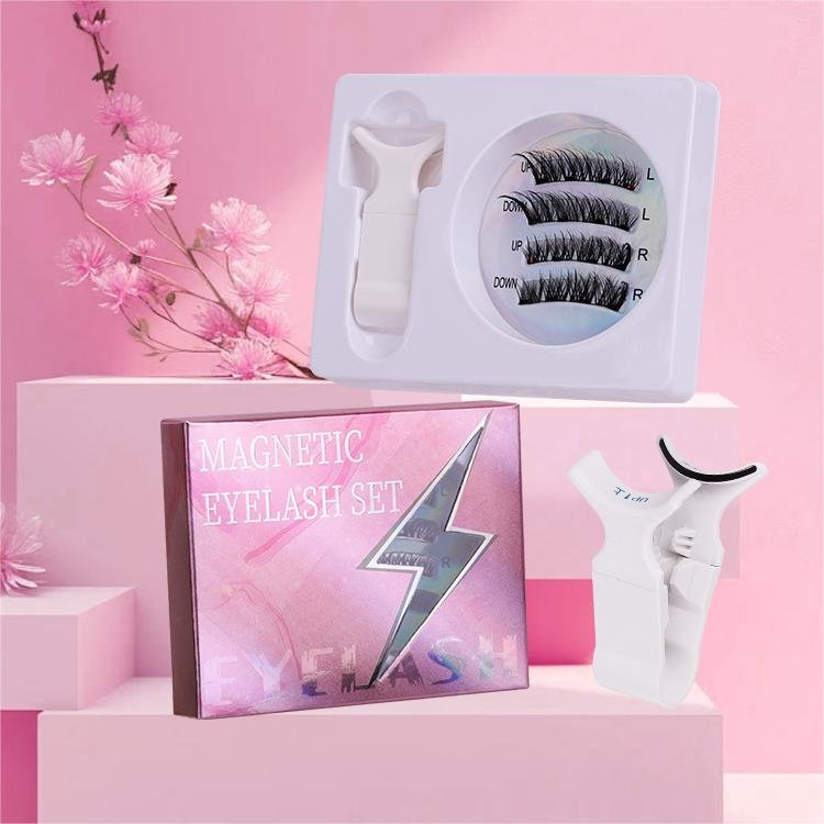 Thick Dramatic style Magnetic Lashes with Curler