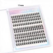Soft Faux mink Individual Flare Lashes Single Cluster Demon Eyelashes