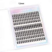 Soft Faux mink Individual Flare Lashes Single Cluster Demon Eyelashes