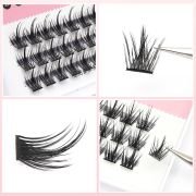 Premium Volume Faux Mink Single Cluster Flare Lashes