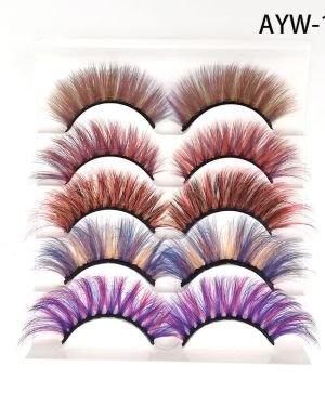 Buying 3D Bold Colored Lashes for Festival and Cosplay