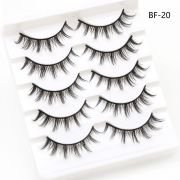 Retail Devil Eye Charming Synthetic Fiber Glued Lashes