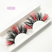 Popular Thick Bold Synthetic Lashes Rainbow Colored Eyelashes