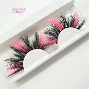 Popular Thick Bold Synthetic Lashes Rainbow Colored Eyelashes