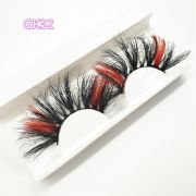 Popular Thick Bold Synthetic Lashes Rainbow Colored Eyelashes
