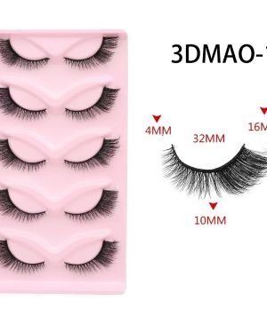 Diagonal Fly Cat-eye Lashes Dramatic Faux Mink Fashionista  False Eyelashes