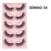 Diagonal Fly Cat-eye Lashes Dramatic Faux Mink Fashionista False Eyelashes
