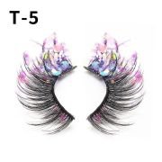 Popular Buying All-day Long Colored Sparkly Glitter Eyelashes
