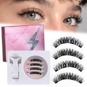 Thick Dramatic style Magnetic Lashes with Curler