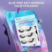 Travel-friendly Daily-use Self-adhesive Lashes for Everyday Wear