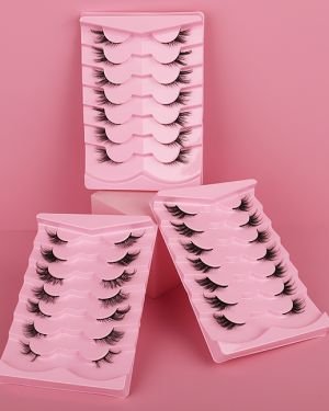 Best Selling Glued Eye-enlarging Thick Vegan Half Eyelashes